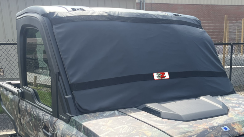 Seizmik 16-25 Can-Am Defender HD10 Windshield Protector - Black