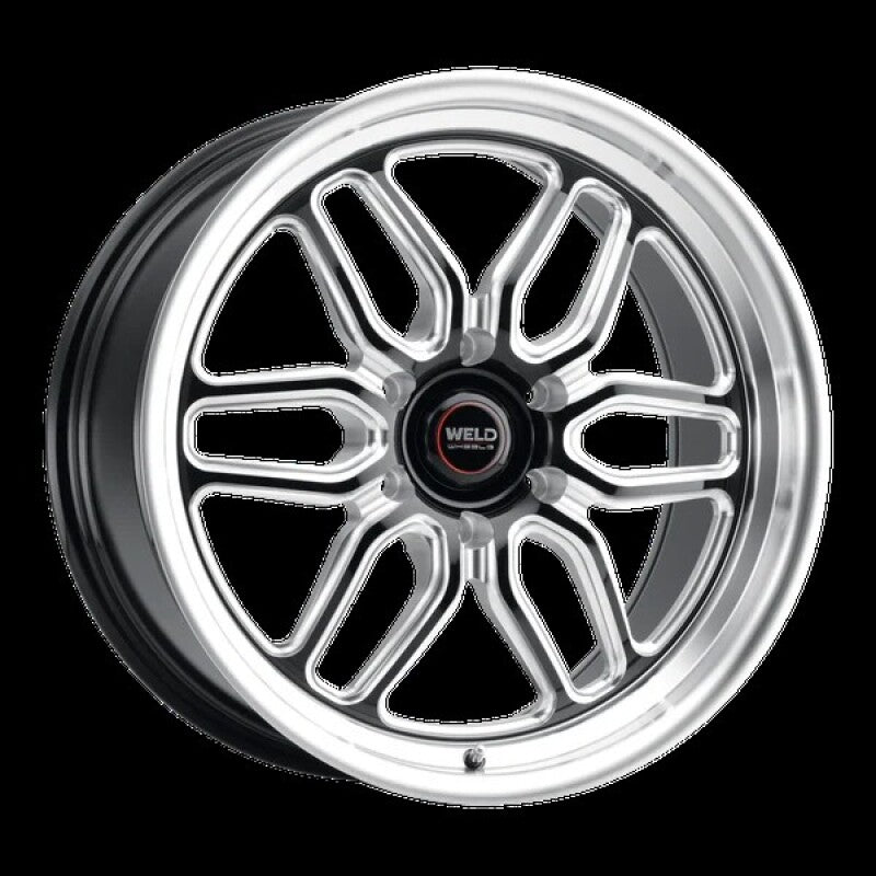 Weld Racing 20x10 Laguna 6 Drag 6x139.7 ET38 BS7.00 Gloss BLK MIL DIA 106.1