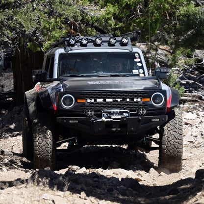 Superwinch 10000 LBS 12V DC 3/8in x 54ft Synthetic Rope Scorpion 10000SR Winch - Black Powdercoat