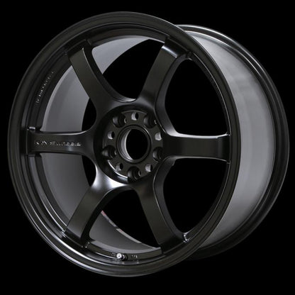 Gram Lights 57DR 15x8.0 +35 5x114.3 Semi Gloss Black Wheel