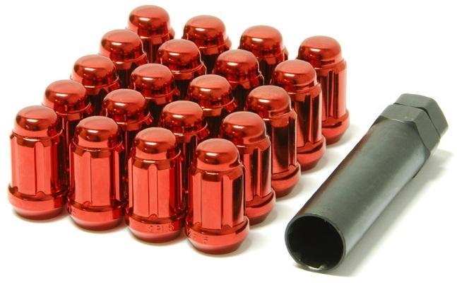 Wheel Mate Muteki Open End Lug Nuts - Deep Black 12x1.25