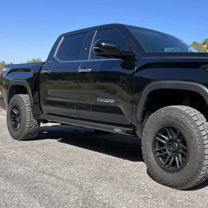 Rock Slide Engineering 22-24 Toyota Tundra Rock Sliders Passenger Side Black Pwdercoat Steel