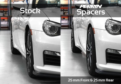 PERRIN 02-14 Subaru WRX / 2004 STI / 13-26 BRZ & Toyota GR86 30mm Wheel Spacers 5x100 56mm CB - Pair