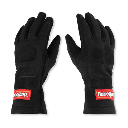 RaceQuip Black 2-Layer SFI-5 Glove - Medium
