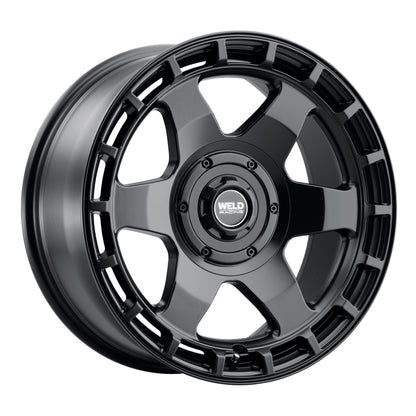 Weld Off-Road Ridge 20x9 - 6x135 / 6x139.7 BP - ET0 - 106.1mm CB - Satin Black Wheel