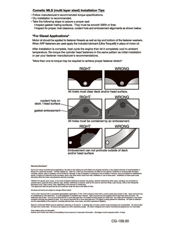 Cometic Gasket Chrysler 6.2L Hellcat Gen-3 Hemi .071in DST Cyl. Head Gasket - 4.150in Bore - RHS