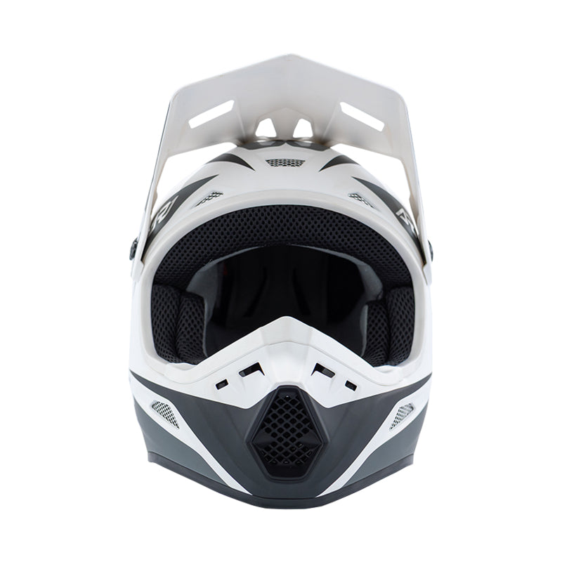 Answer 26 AR1 Mototown Helmet Glossy White/Grey/Black - Medium