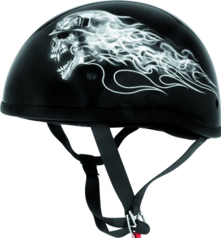 Skid Lids Biker Skull Original Helmet - Medium