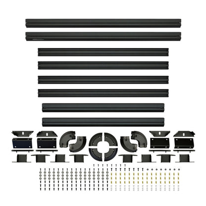 Westin EXP Roof Rack for Mid Size EXP Truck Cap (RACK ONLY - NO CAP) 45x55in. - Tex. Blk