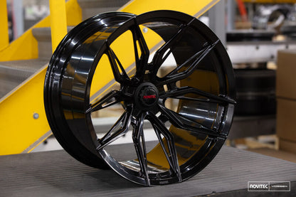 Vossen x Novitec NF11 22x12in - 5x114.3 BP - ET52 - Gloss Black Ferrari 12Cilindri F167 Rear Wheel