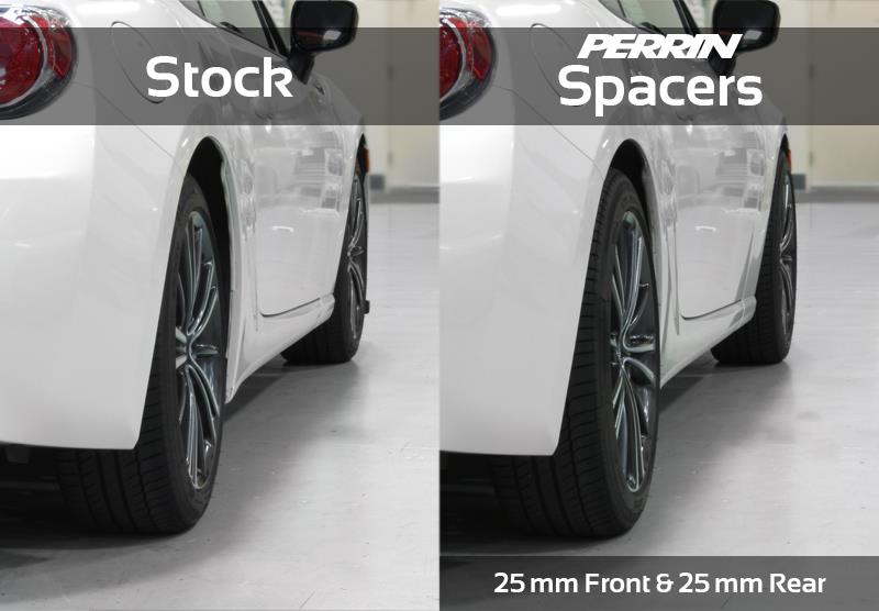 PERRIN 02-14 Subaru WRX / 2004 STI / 13-26 BRZ & Toyota GR86 30mm Wheel Spacers 5x100 56mm CB - Pair