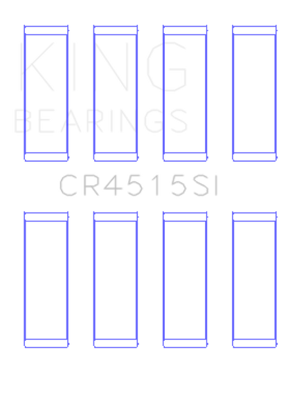 King Engine Bearings Ford/Mazda 2.0L Duratec (Size STD) Silicon Bi-Metal Aluminum Rod Bearing Set