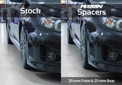 PERRIN 02-14 Subaru WRX / 2004 STI / 13-26 BRZ & Toyota GR86 30mm Wheel Spacers 5x100 56mm CB - Pair